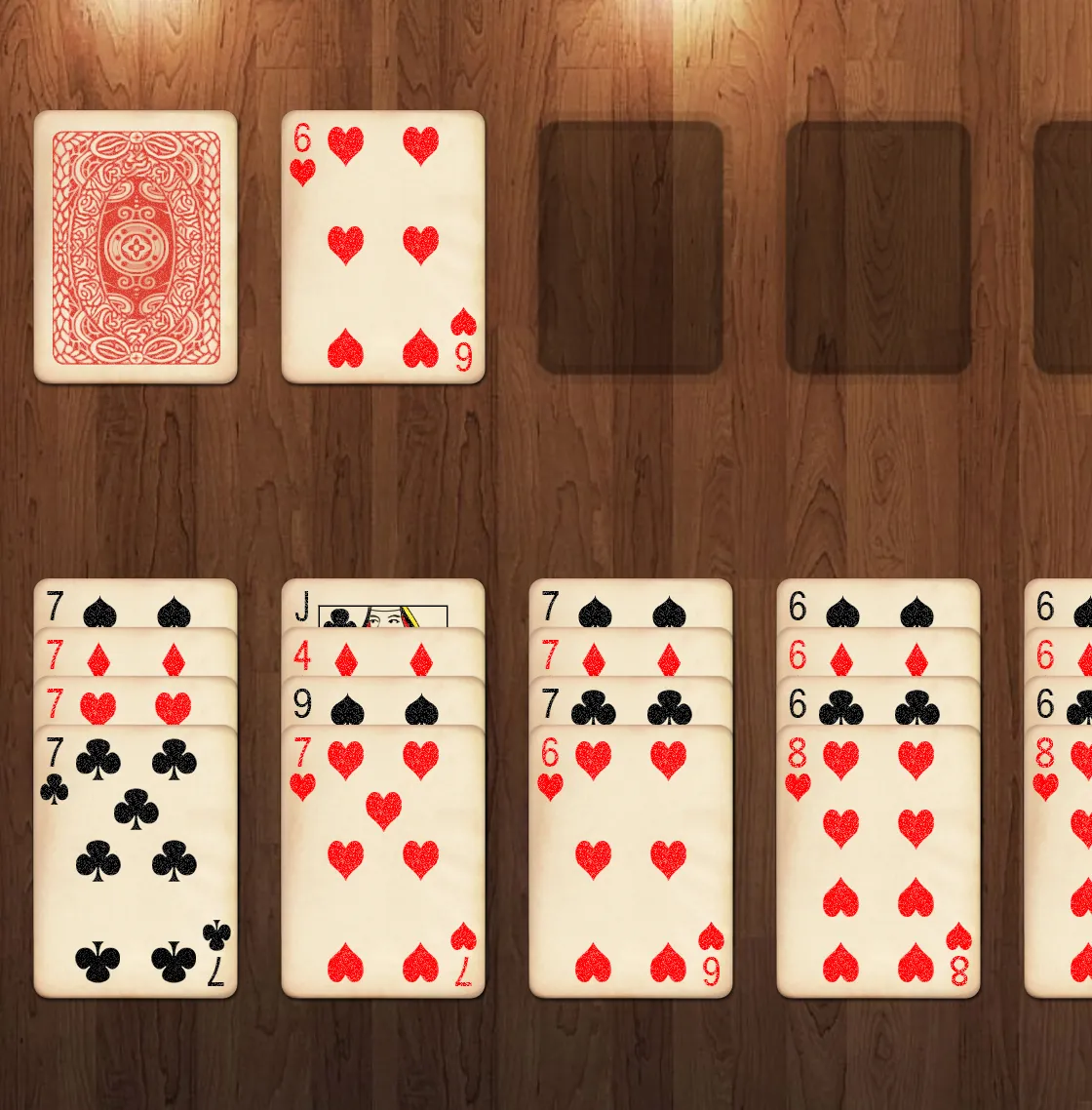 Quaranta lladres, pas 5: Gira cartes del munt