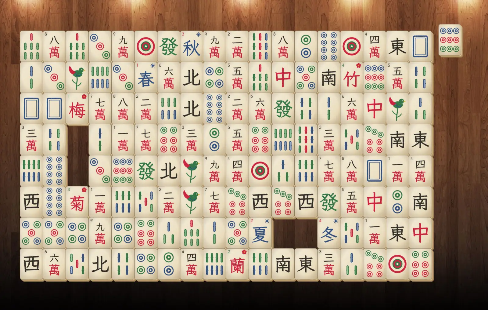 Mahjong Connect, pas 6: Flors i estacions