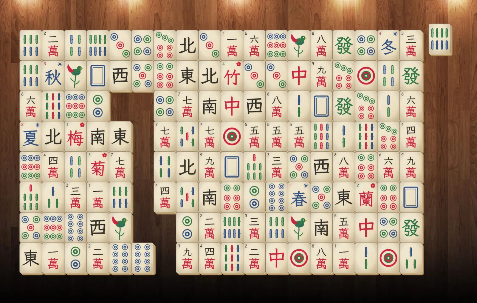 Mahjong Connect, pas 4: Dos girs com a màxim