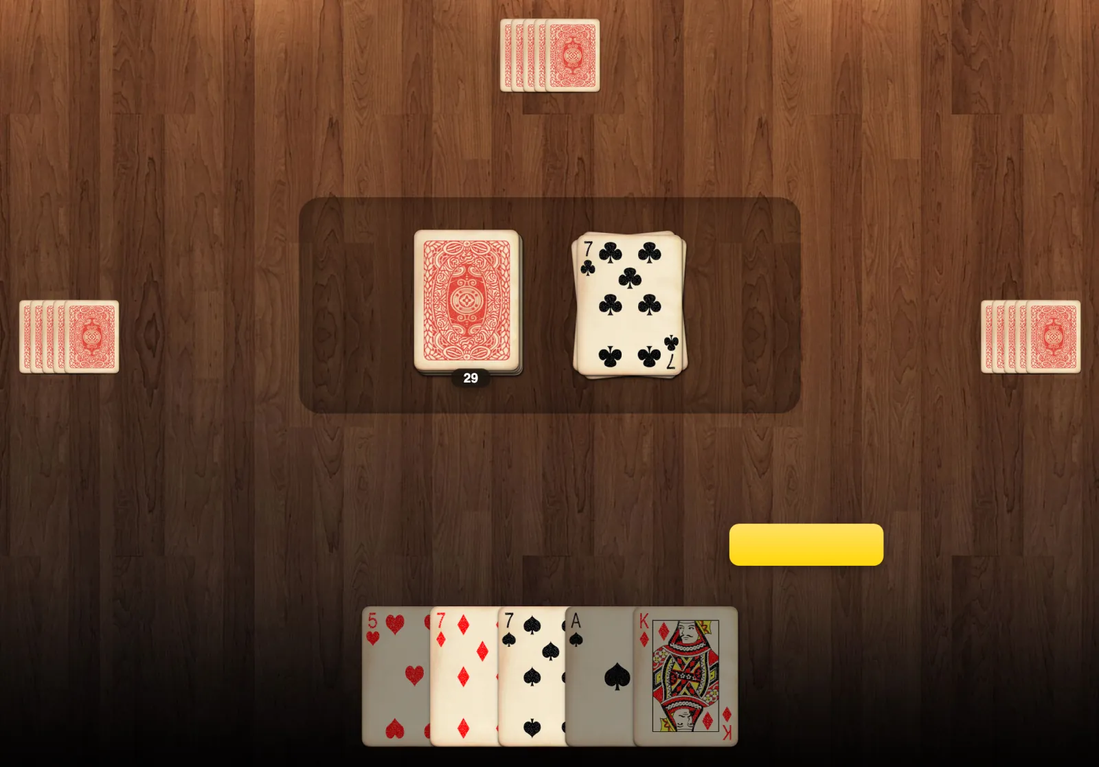 Makao, pas 3: Diverses cartes alhora